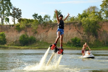 Awesome flyboard experience